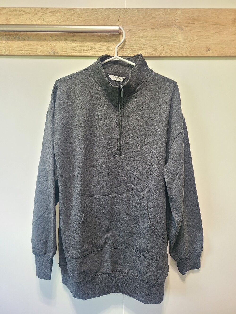 Smash + Tess Women's Arin Sweat fleece Charcoal Half-Zip Pullover